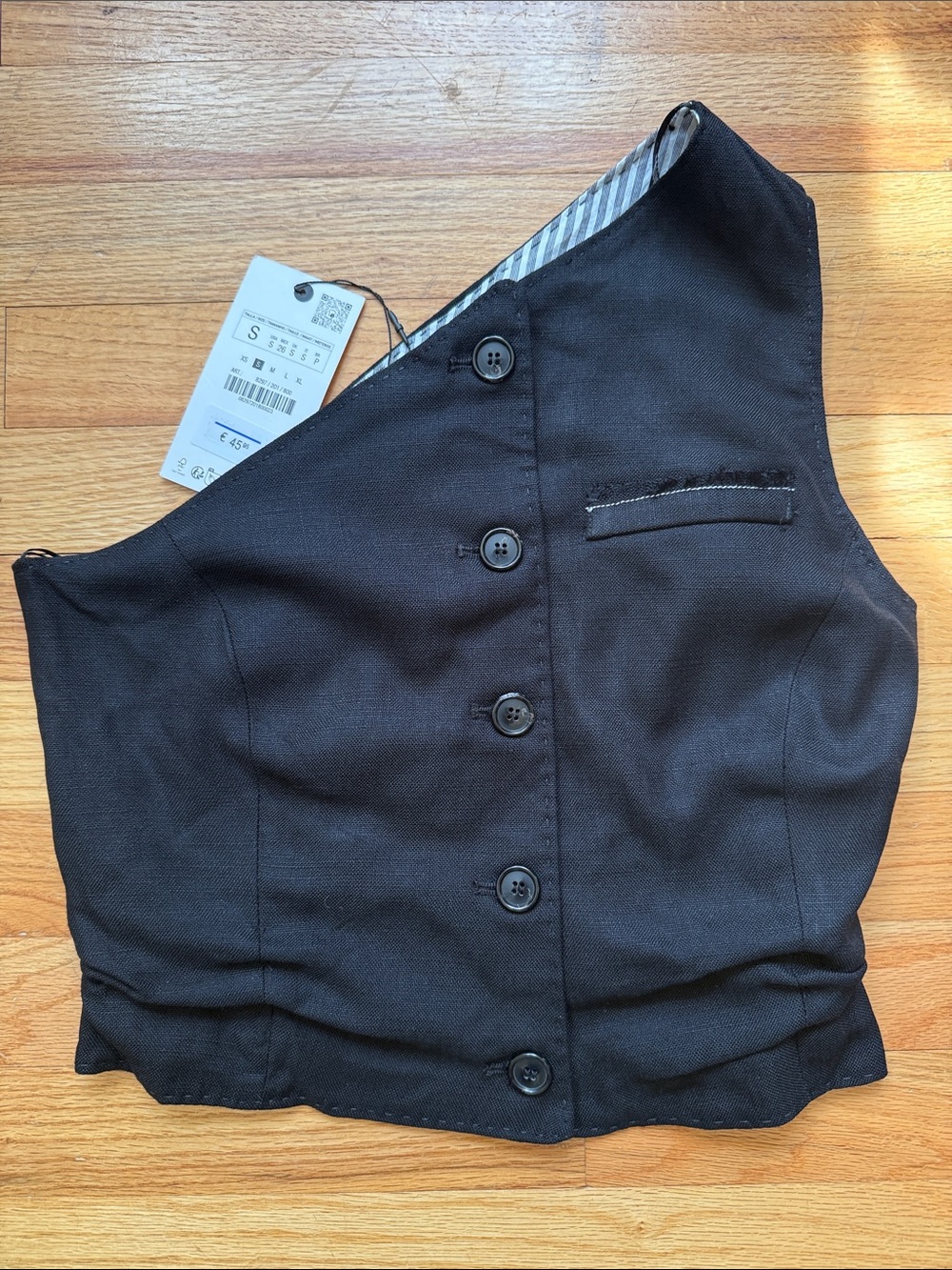 NWT—Zara one shoulder vest top